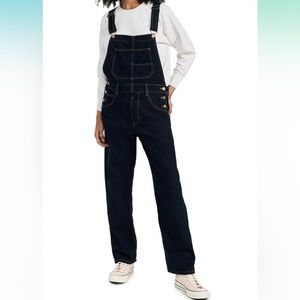 We the Free People Ziggy overalls medium m blue black
